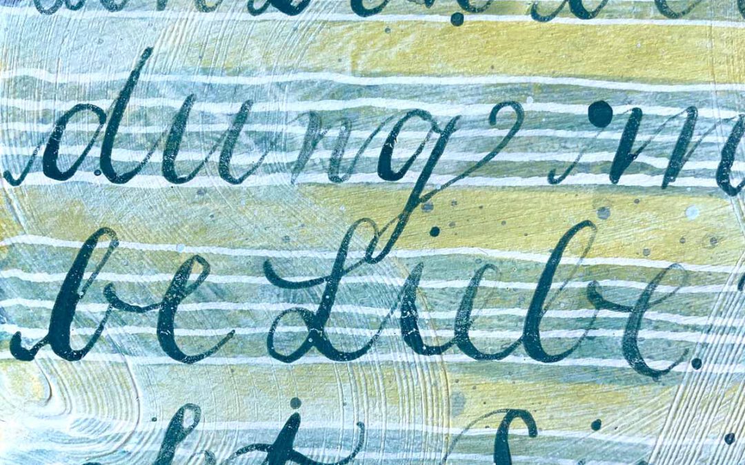 Das Schriftbild und die Liebe